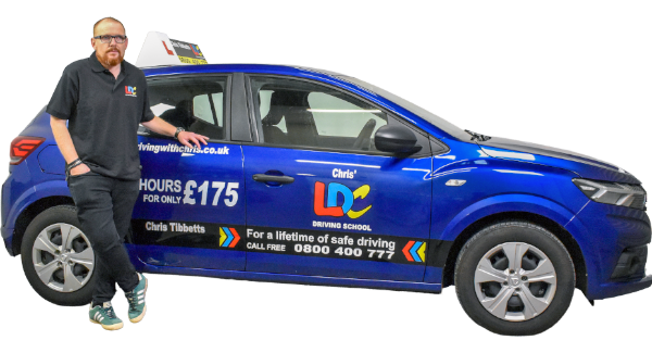 Chris Tibbetts's driving school car